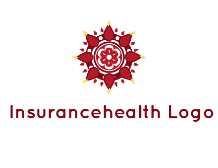 rangoli pattern in religious logo