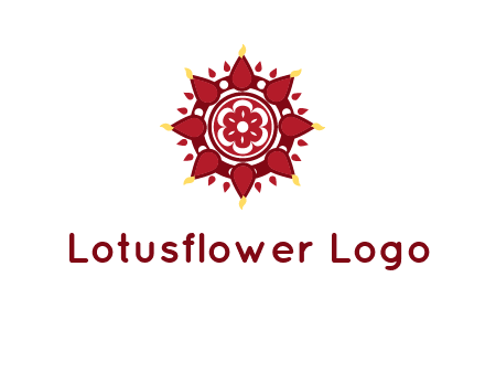 rangoli pattern in religious logo