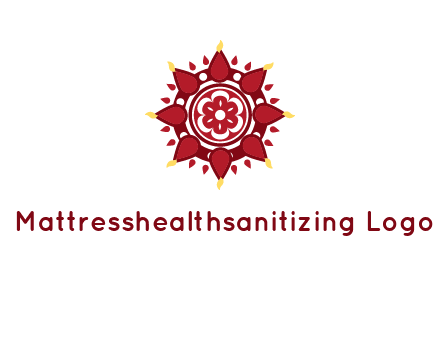 rangoli pattern in religious logo