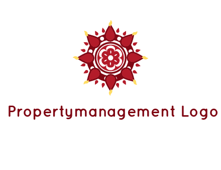 rangoli pattern in religious logo