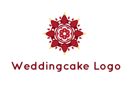 rangoli pattern in religious logo