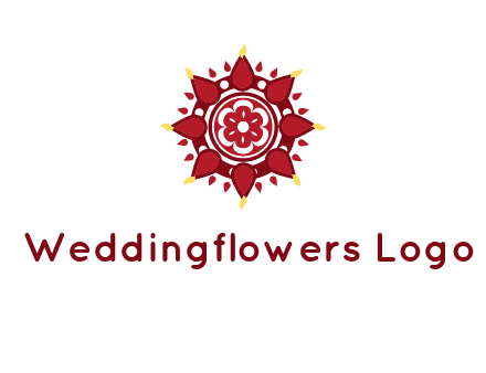 rangoli pattern in religious logo