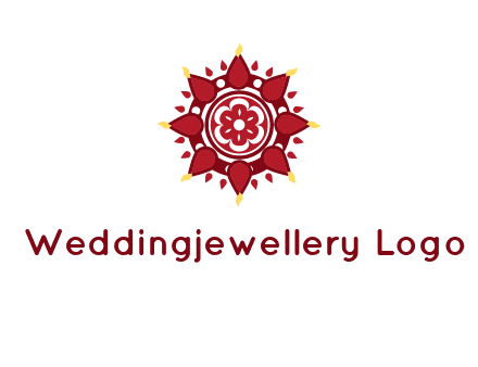 rangoli pattern in religious logo