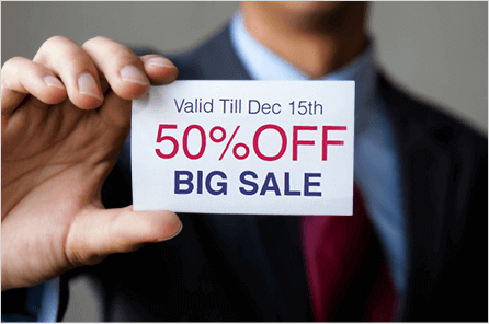 custom design 50% discount		